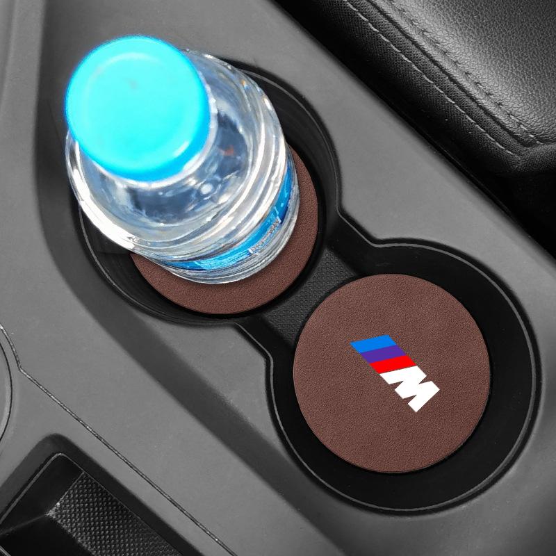 1/2pcs Car Anti Slip Insert Cup Coasters Car Accessories For BMW M E34 E36 E60 E90 E46 E39 E70 F10 F20 F30 X5 X6 X1 M3 M5 M6 E71 F01 F02 F87