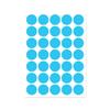 Colorful A5 Dot Stickers: Blank Round Adhesive Labels for Handwriting, Classification, and Sealing