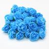 50pcs Silk Cloth Artificial Silk Rose Heads Blue White Red Rose DIY Craft Fake Rose 1.2in Decorative Simulation Rose