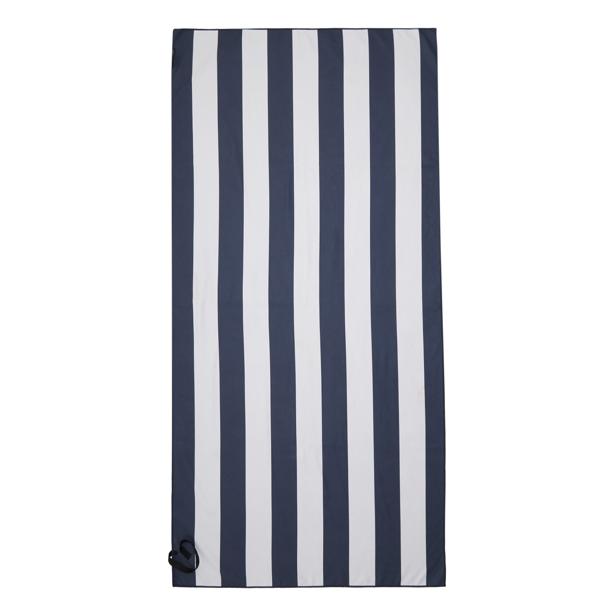 Regatta Striped Microfibre Beach Towel One Size gris/azul oscuro