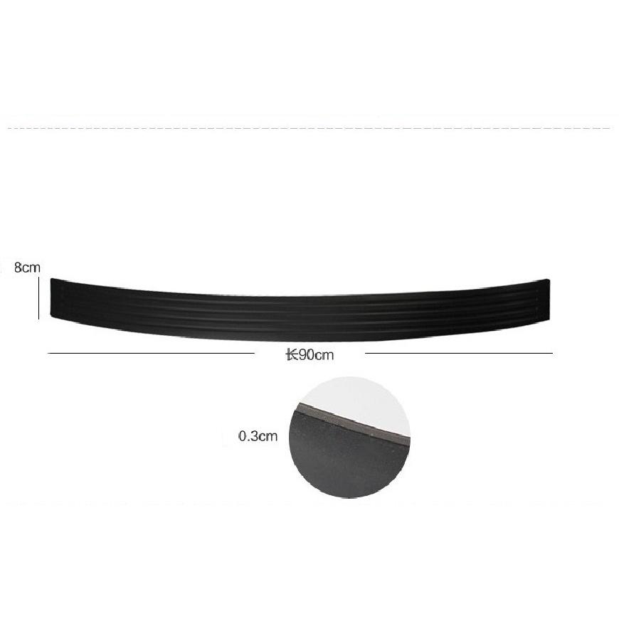 

Angelguoguo защитная пластина багажника автомобиля/резиновая наклейка на задний бампер для Mercedes Benz A Class B Class C Class E Class GLK 90cm Length black