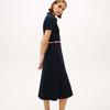 Tommy Hilfiger Casual Color-Block Waist-Tie A-Line Polo Dress Women Dresses XW0XW07936