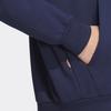 adidas SS24 Logo Zip-Up Sport-Hoodie Herren Hoodies Marineblau JI5863