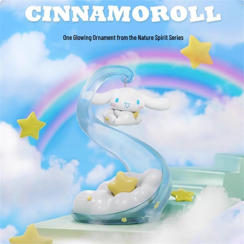 Sanrio Family Luminous Elf Ornament: Kuromi & Pompompurin Atmosphere Lamp