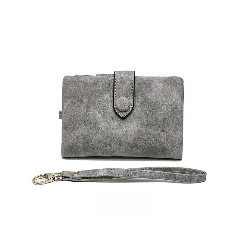 Women Wallets Matte Short Wallet, Portable Pouch, Clutch, Card Holder