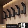 No Punching, High and Low Hooks, Viscose Behind the Door, Paste Hanging Clothes Rack, Wall Load-bearing Bathroom Storage, Adhesive Hook Wall Hanging