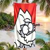 Simon'S Cat Fashion Beach Towel: Ideal for Summer Adventures Soft, absorbent and quick drying suitable for swimming and bathing