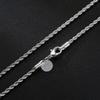 Charm 2mm 16-30inches   Copper Rope Chain Necklace For Woman Fashion Party Wedding Accessories Jewelry Gifts