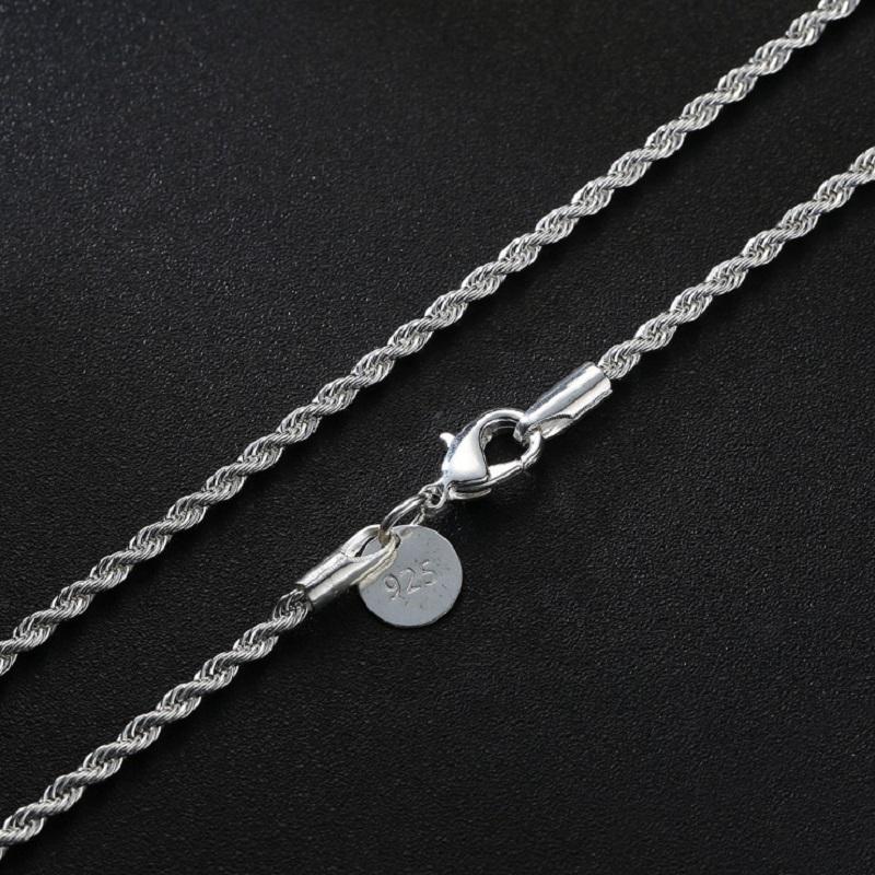 Charm 2mm 16-30inches   Copper Rope Chain Necklace For Woman Fashion Party Wedding Accessories Jewelry Gifts