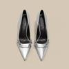 Thin Heel Light Ripe Single Shoes 2025 Autumn and Winter New French Temperament High-end Beautiful Pointed Black High Heels Women