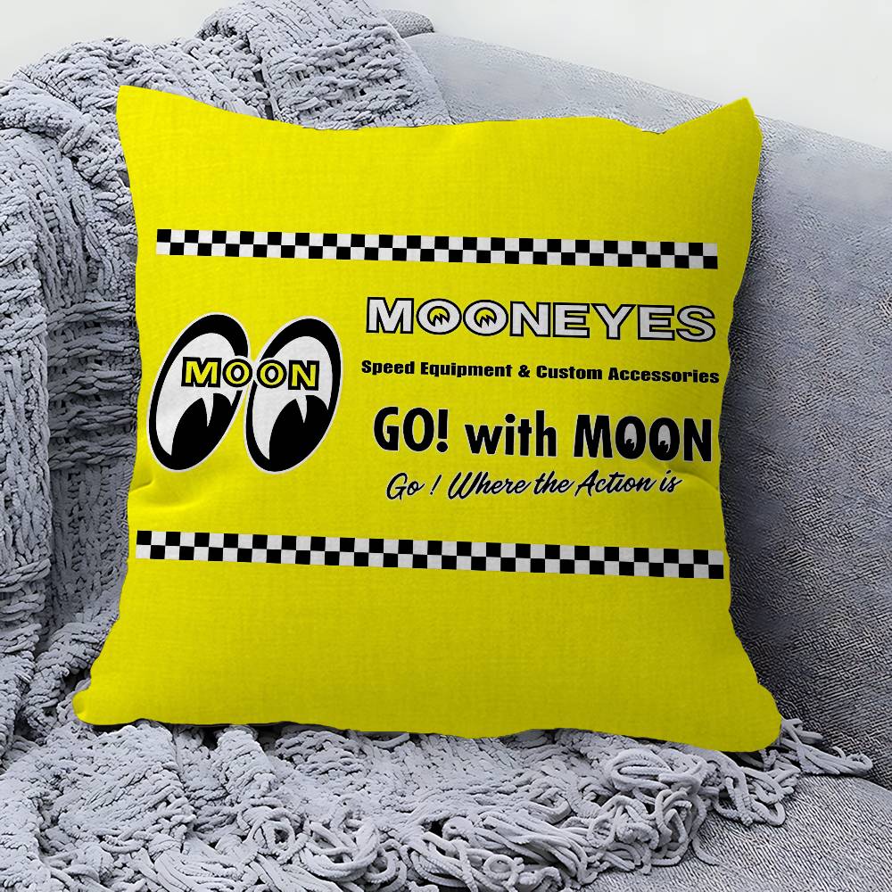 MMooneyes Print Cushion Cover Inches Farmhouse Decor Home Throw Pillow Covers For Couch Decorations