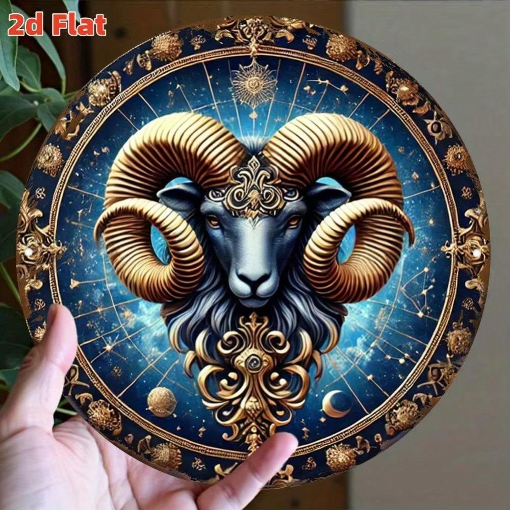 Metal Wall Art Sign 2D Wall Decoration Gift for Home Halloween Indoor Outdoor