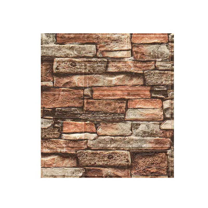 

WTEMPO 10 шт. 3D обои украшение дома трехмерные наклейки на стену винтажные самоклеящиеся обои водонепроницаемые влагостойкие наклейки на стену 35*38.5cm кирпич красный