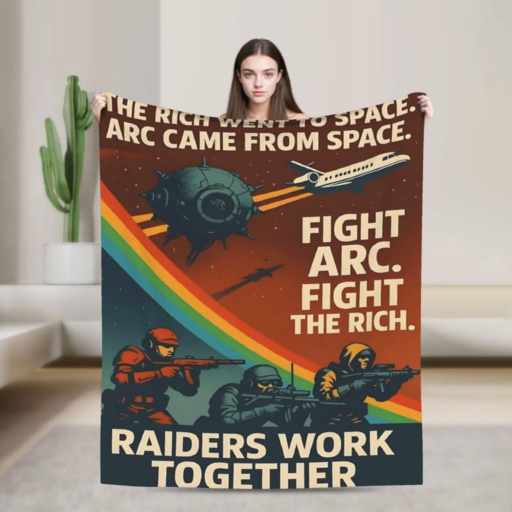 Arc Raiders Video Games Accessories Blanket Cozy Soft  Throw Blankets for Living Room 50x60 Inches Multiple Sizes Bedding Throws