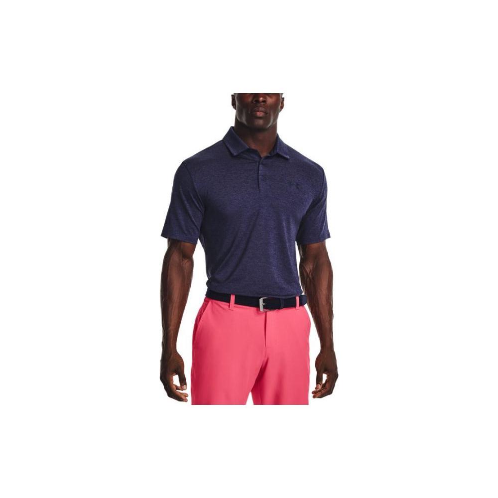 Under Armour Polo Shirts Men's Dark Blue Polo Collar Moderate Straight Fit 1378673-410