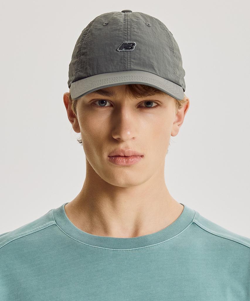 Nyuballanseu Nbgdgf1104 / Small Logo Wappen Nylon Ball Cap (Charcoal)