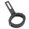 Motorcycle Light Bar Clamp Mount Bracket Bright Black Shockproof Oxidation Process Rubber Rustproof for Motorbike