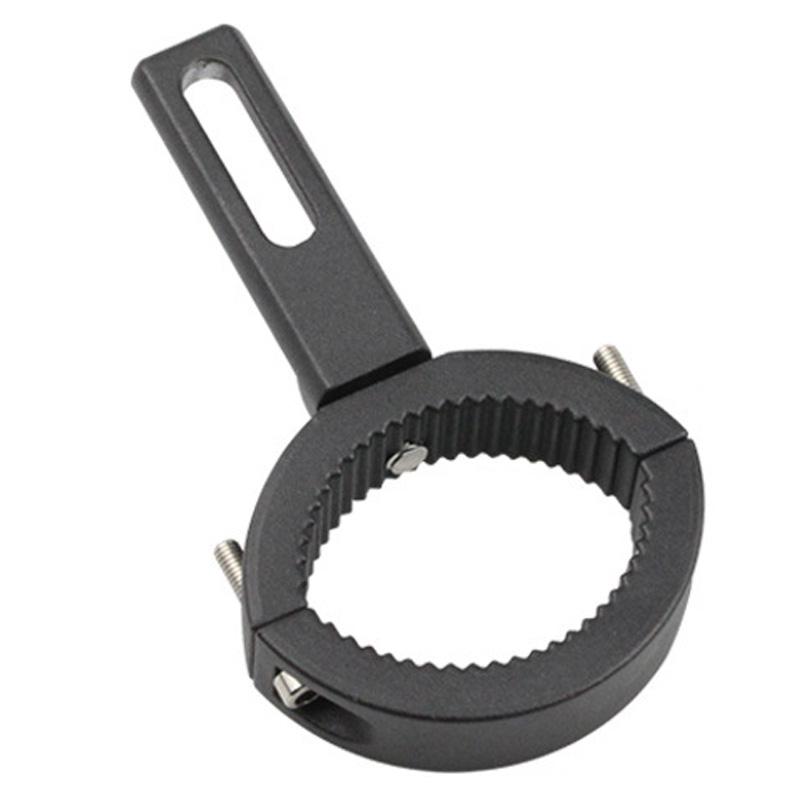 Motorcycle Light Bar Clamp Mount Bracket Bright Black Shockproof Oxidation Process Rubber Rustproof for Motorbike