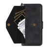 For Motorola Moto G15 Power 4G/G15 4G Leather Case Magnetic Closure Wallet Stand Phone Cover with Crossbody Strap