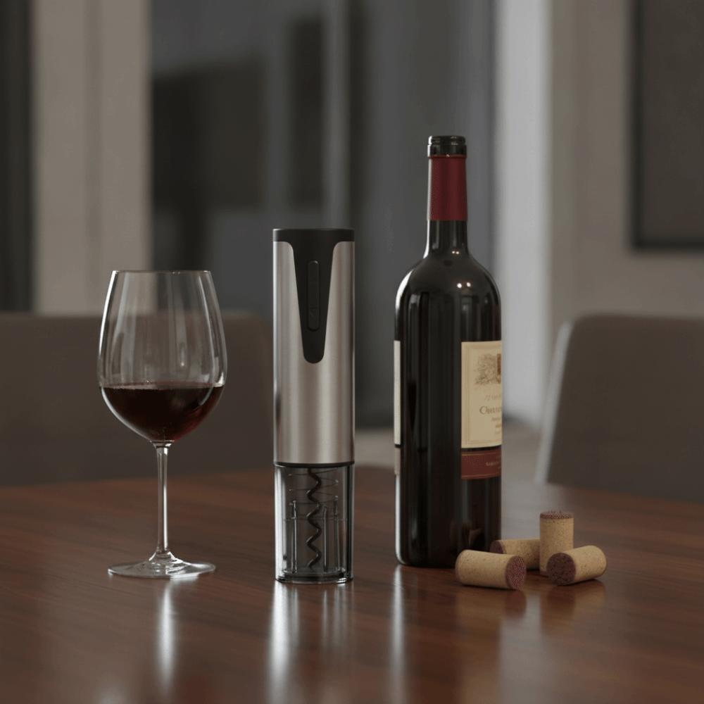 Rechargeable Electric Wine Bottle Opener Long Battery Life Cork Screwer  Restaurant