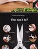 German-Style Multi-Functional Kitchen Shears: Strong Stainless Steel Scissors for Cutting Chicken Bones and Gutting Fish