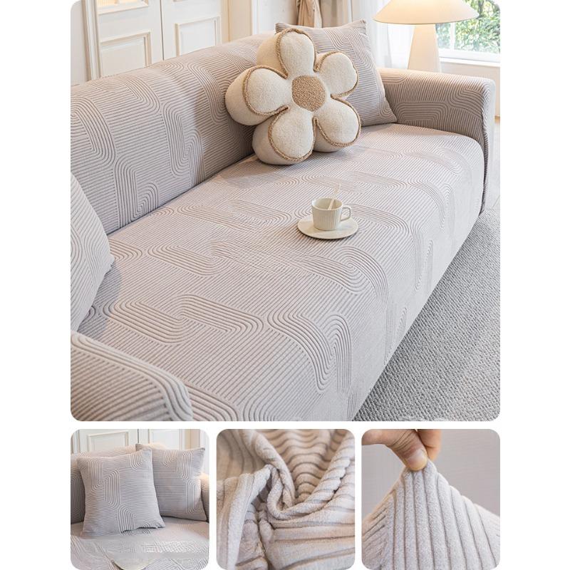 

Легкий французский чехол для дивана, универсальный универсальный чехол, высококачественный универсальный чехол для четырех сезонов, эластичная ткань с полным покрытием против кошачьих лап 90-140cm