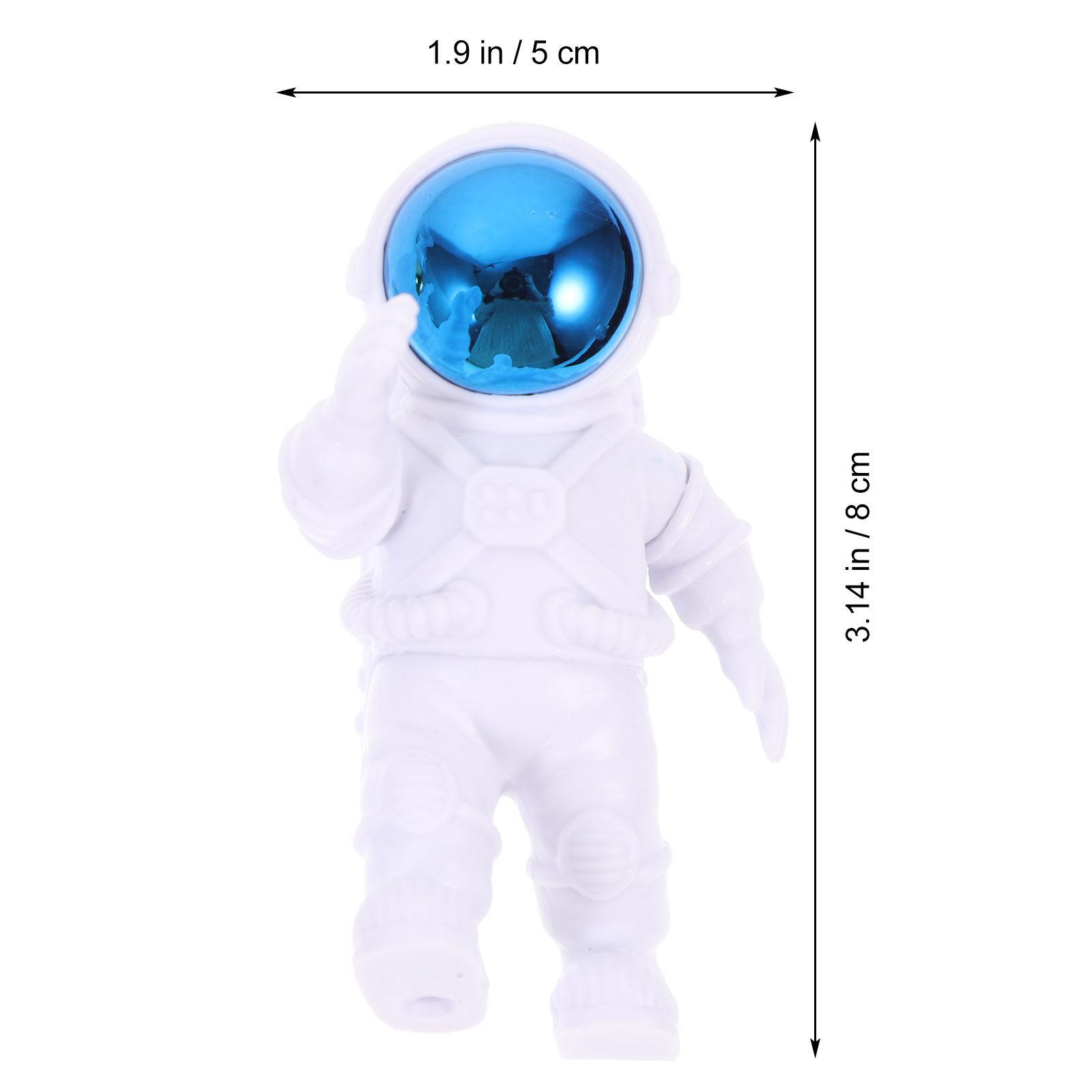 

2Pcs Floating Spacemen Decor Realistic Resin Astronaut Ornament Fish Tank Landscape Prop Aquarium Floating Ornament