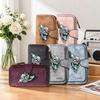 Gothic Skull Printed Long Wallet Cool Bifold Purse with Card Slots