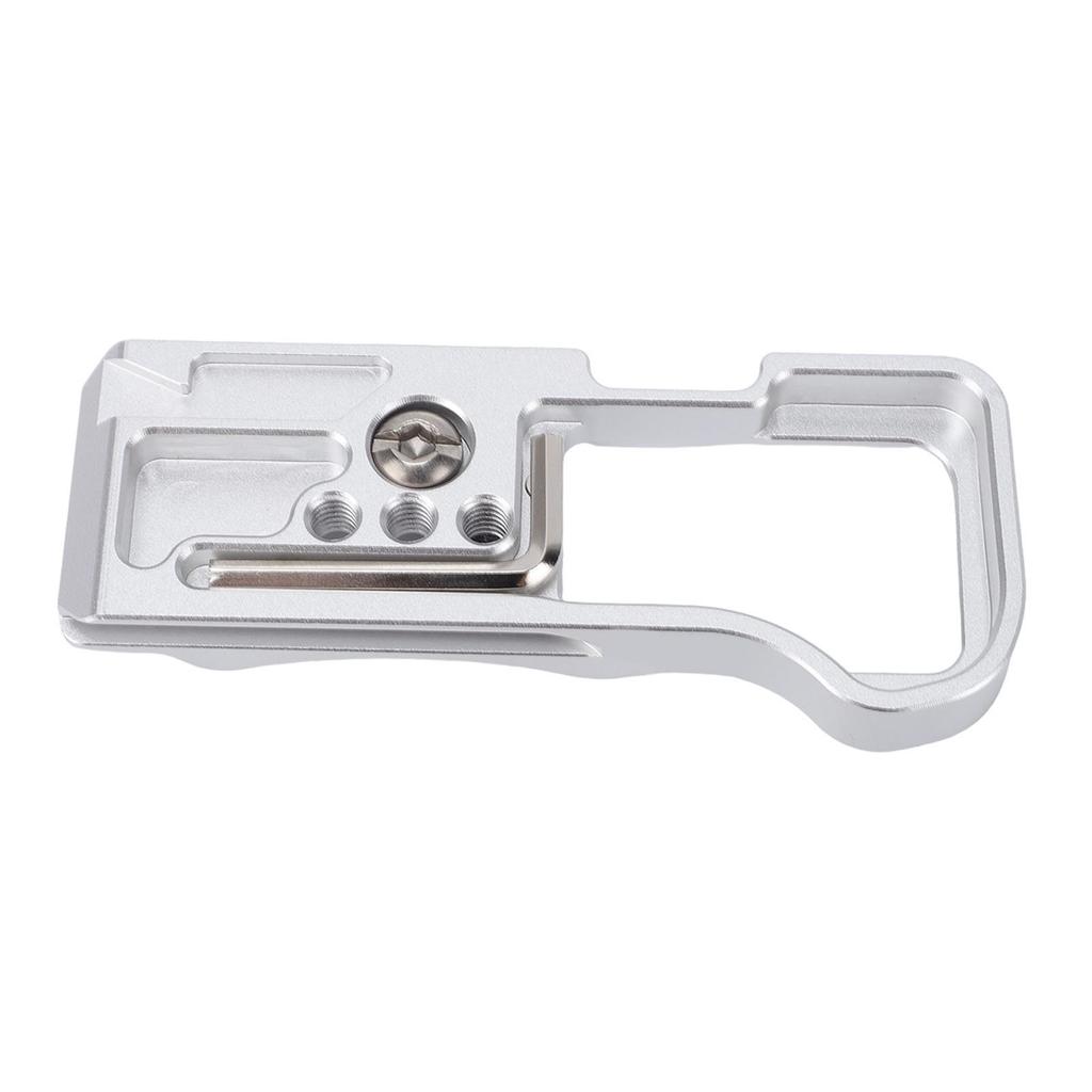 Quick Release Baseplate Fit for R50V Camera Stabilizer Head Tripod Mount Adapter 1/4 Inch Screw Silver