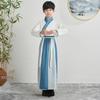 Hanfu Children's Traditional Costume: Boys' National Studies and Girls' Ancient Ruqun Tang Suit for School Performances.