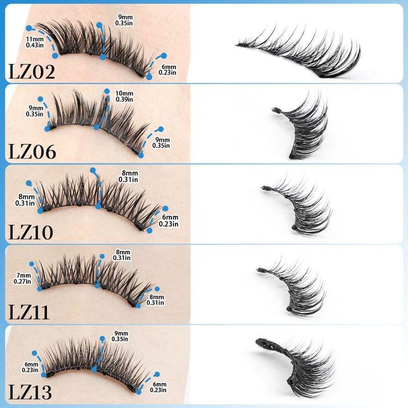 Lashie - Natural Magnetic False Eyelashes (Various Designs)