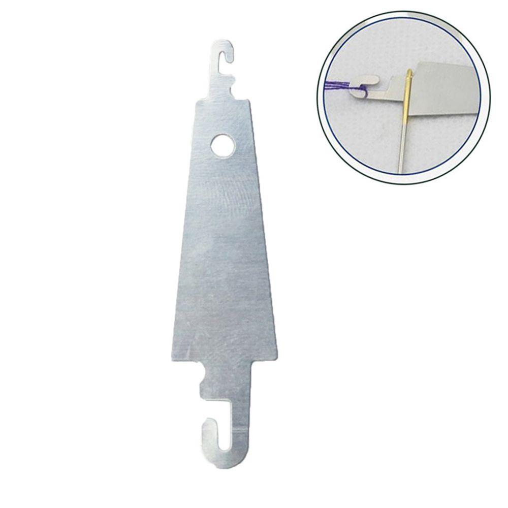 30pcs Mix Size Home Cross Stitch Sewing Needles Large Eye Stainless Steel Threader