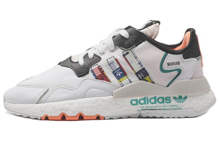 Adidas Originals Nite Jogger Boost  Grey Black Green  FX3811 36