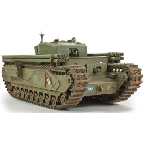 AFV Club 1/35 Churchill Engineer Support Vehicle/Snake Explosive Cartridge Type Plastic Model