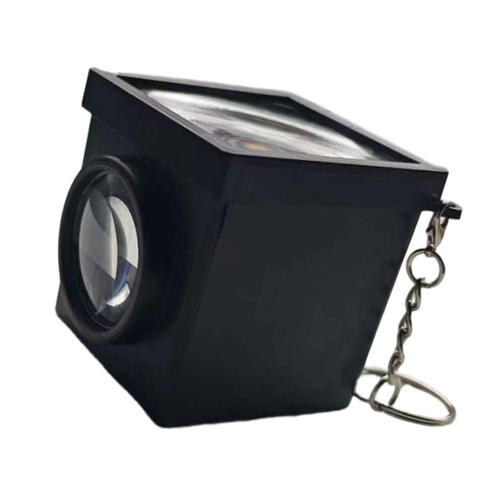 User Friendly Reflective Finder Keyring Waist Level Viewfinder Keychain For Compact Portability And Trendy Decoration