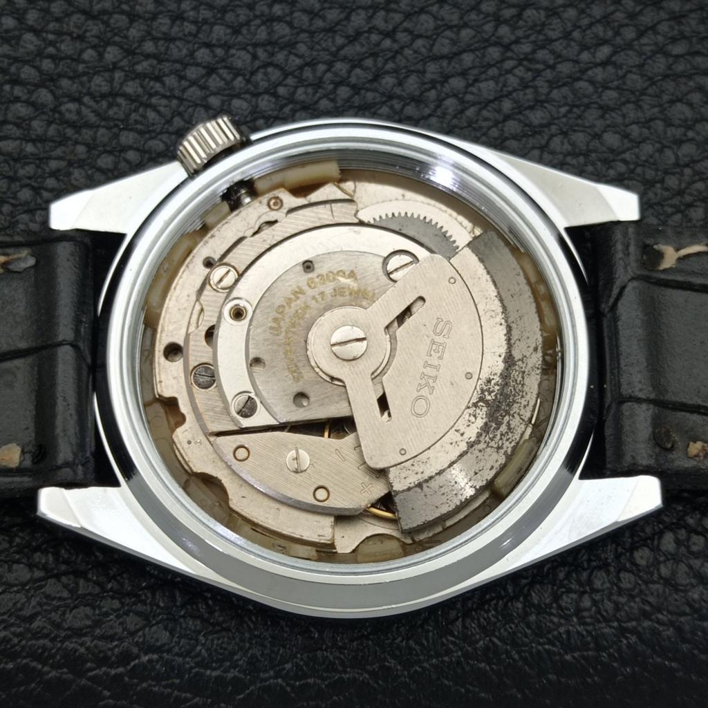 REFURBISHED JAPAN MADE SEIKO 5 AUTOMATIC MENS WATCH WHITE DIAL CUSTOM A440124-2 QV90-a440124