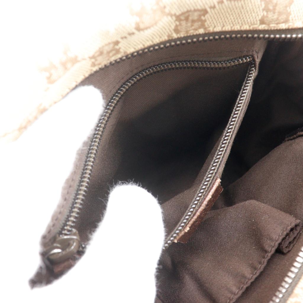 GUCCI Shoulder Bag 122759 Brown GG canvas unisex Used