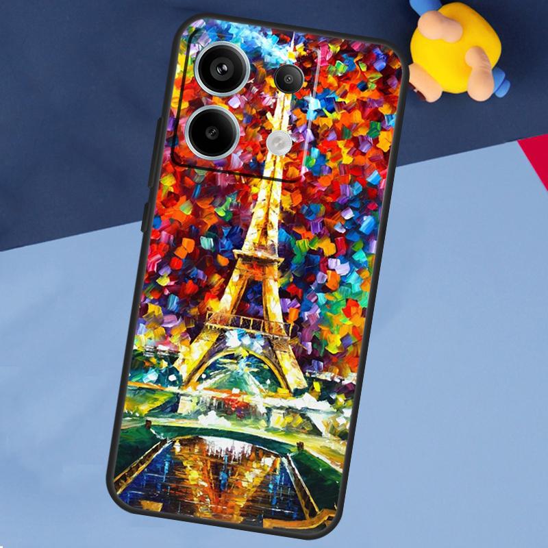 Eiffel Tower Paris Case For Xiaomi Redmi Note 13 12 11 10 9 8 Pro 12S 11S 10S 9S 10A 9C 10C 12C 13C Back Cover