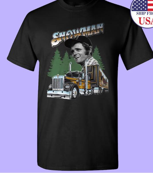 Smokey And The Bandit Snowman Gildan T-Shirt USA Size