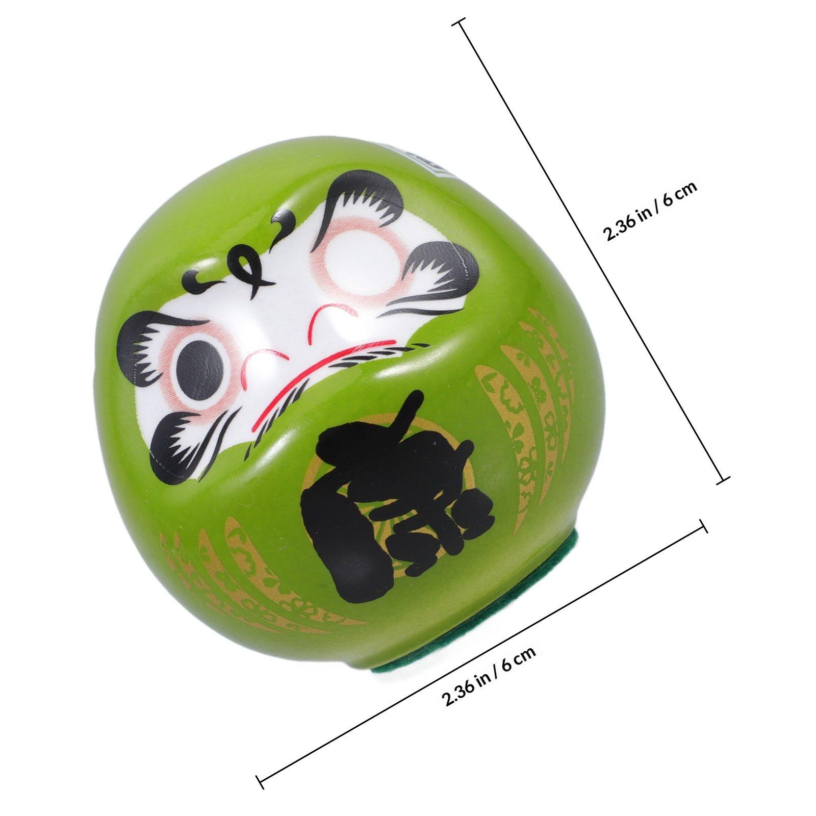 Creative Lucky Ornament Japanese Ceramic Home Decor Sushi Restaurant Good Luck Decoration Japanese Decor зелёный