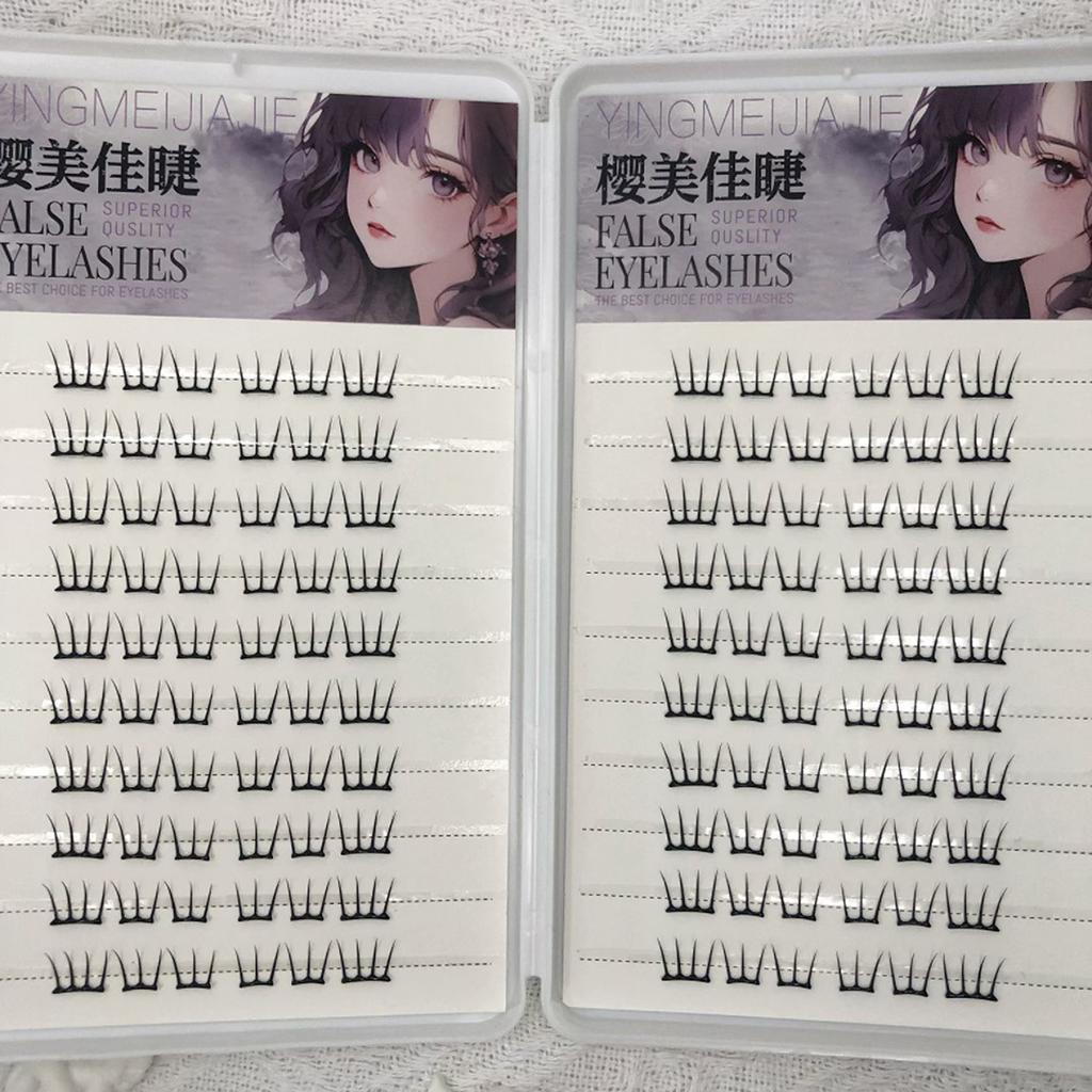 11-13mm Glue Free False Eyelashes Natural Cosplay False Eyelashes for Beginner & Proficients Friendly