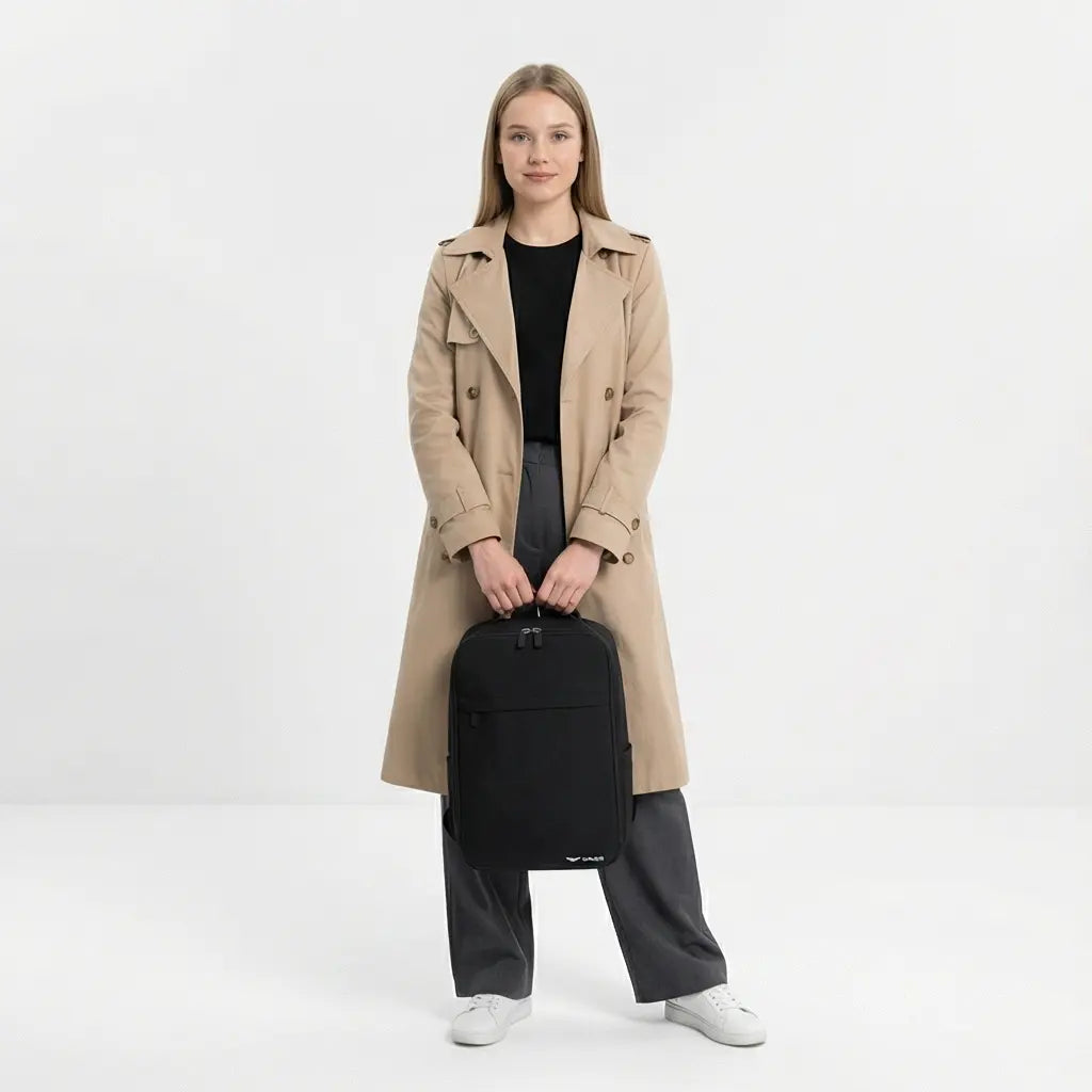 Wings Cabin Backpack Hand Luggage Black