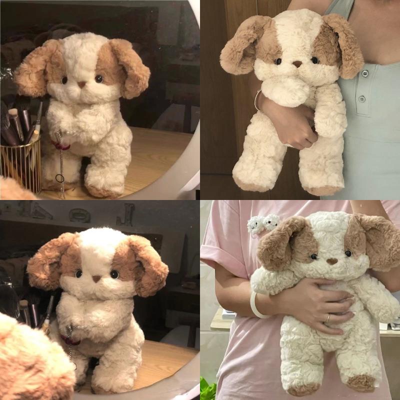 Cartoon Dog Cute Plush Dolls Animal Stuffed Toys Sleepy Companion Throw Pillow