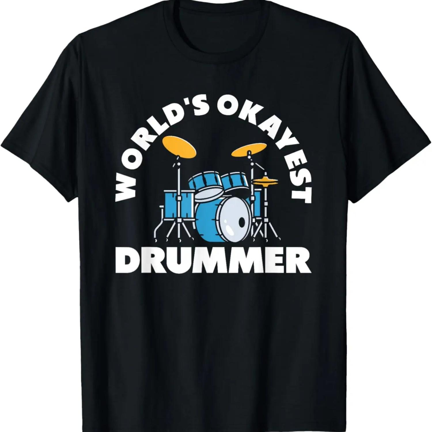 

Барабанщик Музыкант Группа Барабанщик Самый нормальный барабанщик в мире Футболка XXXXXL чёрный