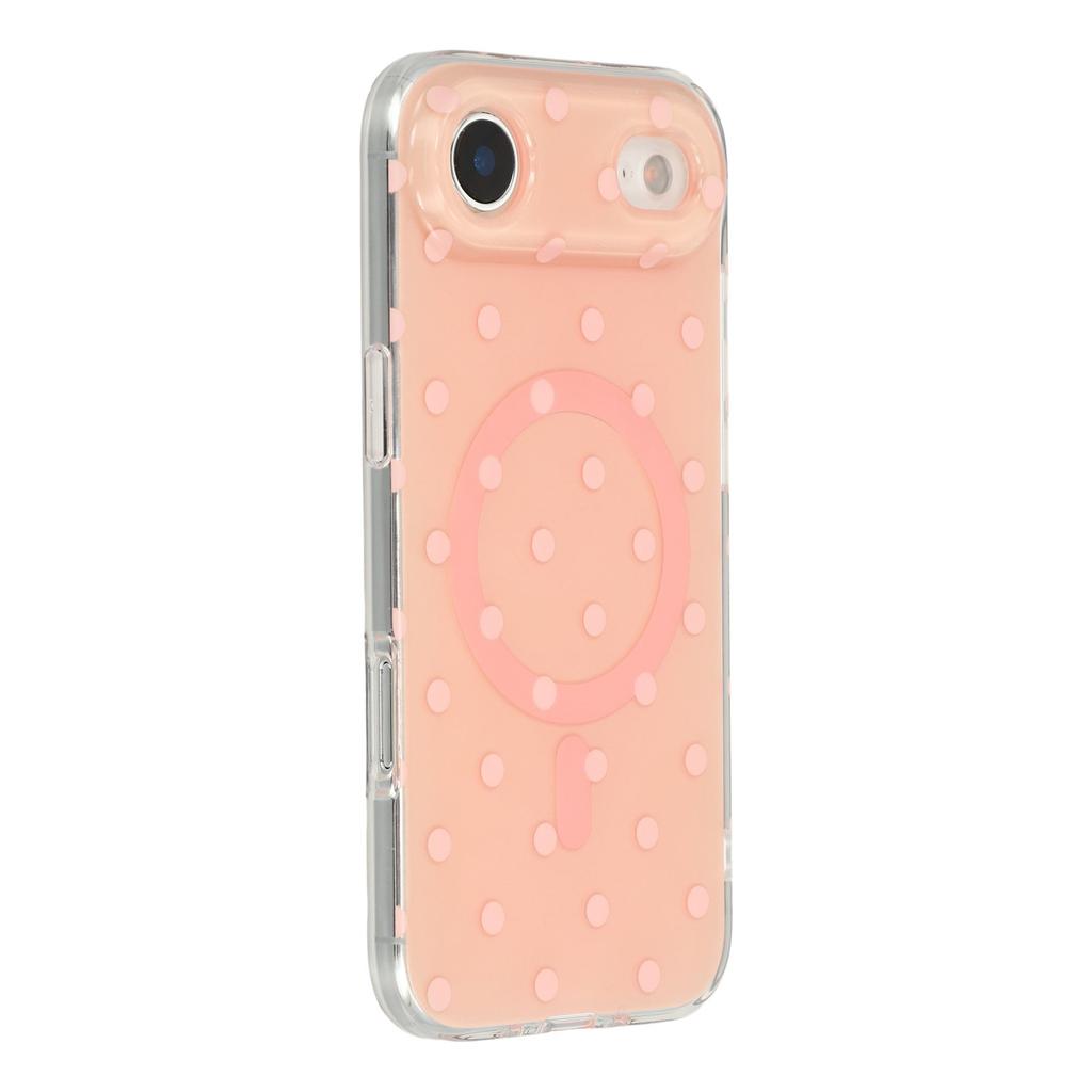 For iPhone Air Case Polka Dot Pattern TPU + PC Phone Cover Compatible with MagSafe