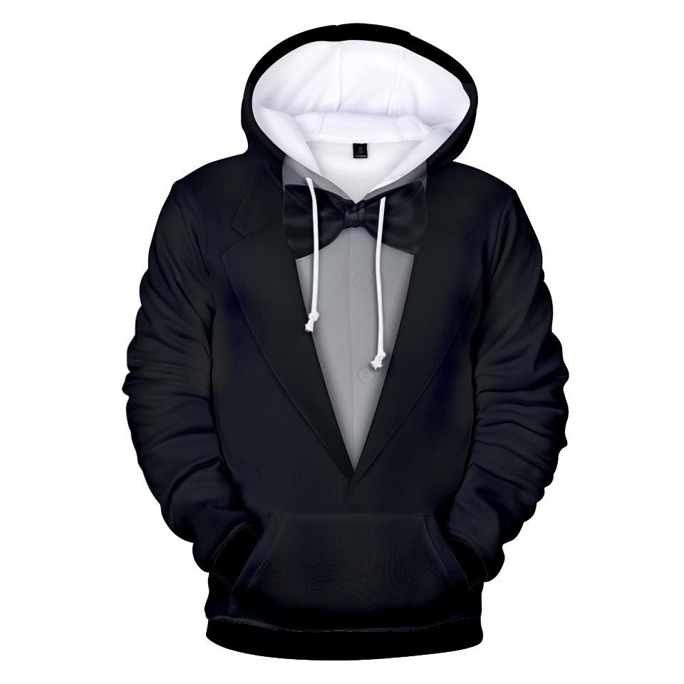 Trendy 3D Print Cosplay Hoodie for Men and Women - Long-sleeved, Hooded