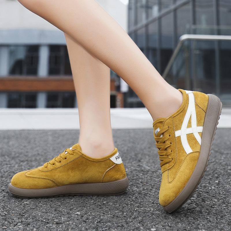 Herbst lässige Damenschuhe neue koreanische Version ins Studentinnen Plateau erhöhend Sport-Board-Schuhe lässige Street Fashion Damen