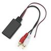 Bluetooth 5.0 Radio RCA Adapter Portable Auto Car Wireless Audio Music Cable Fit for Kenwood