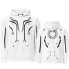 TRON Ares Cosplay Halloween Hoodies Long Sleeve Fashion Fleece Sweatshirts NIN Nine Inch Nails Band Print  Pullovers Unisex