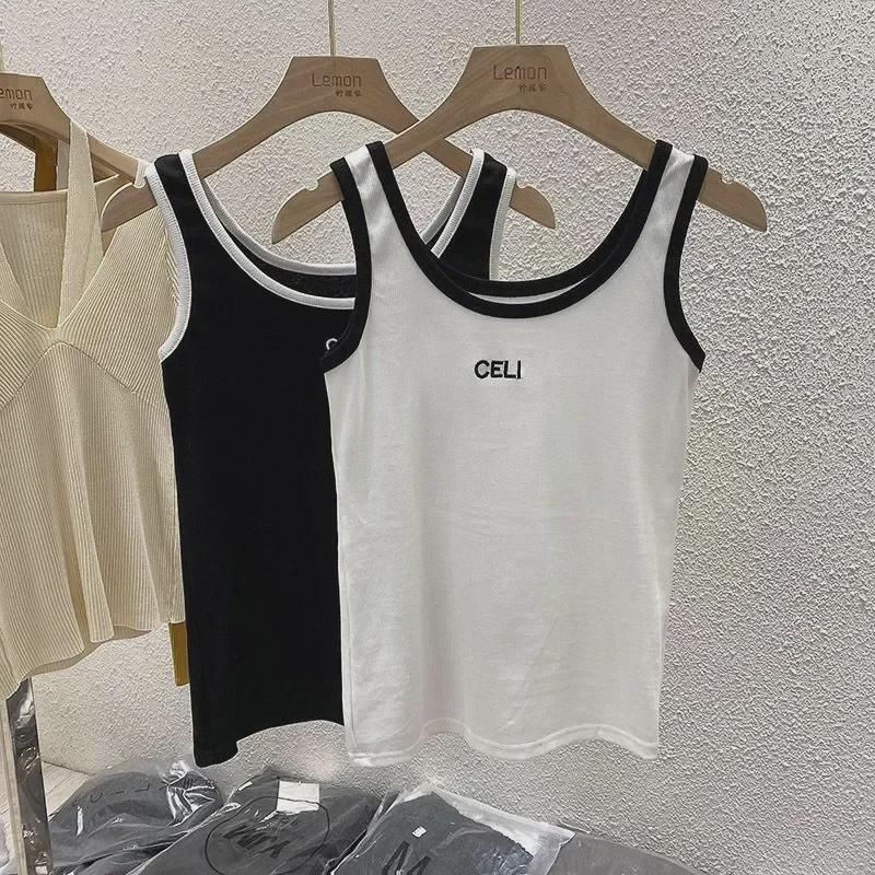 "Damen Sport-Camisole-Weste: Sexy Sommer Ärmelloses T-Shirt"